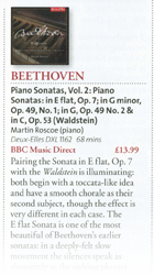 BBC Music Magazine, August 2010
